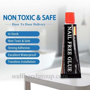 WBG Custom Strong Bonding Waterproof Quick-drying Neutral Nail-free Paste Adhesive Glue Nail Free Glue Adhesive Adhesive