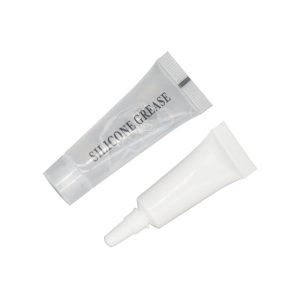 Single dose lubricant grease with logo printing