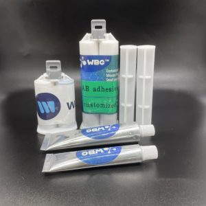 WBG Transparent/Black Epoxy Resin AB Glue Fishing Rod Special Glue for Metal Plastic Electronic Components Potting Glue