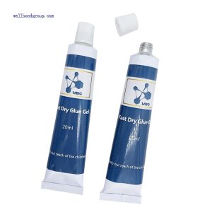 WBG Custom Private Label Aluminium Tube Fast Dry Super Glue Cyanoacrylate Adhesive Glue