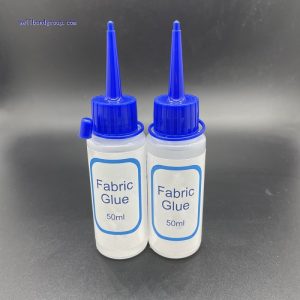 WBG Clear Washable Fabric Glue for All Fabrics, Cotton, Flannel, Denim, Leather, Polyester, Doll Repair, Rhinestones, Patches