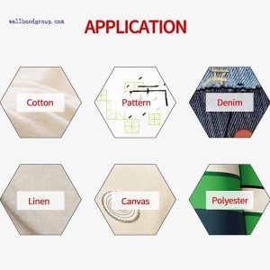 WBG Clear Washable Fabric Glue for All Fabrics, Cotton, Flannel, Denim, Leather, Polyester, Doll Repair, Rhinestones, Patches