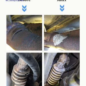 WBG Car Care Exhaust System Sealer Repair Glue Adhesive for Tailpipe Muffler Sealer Cement
