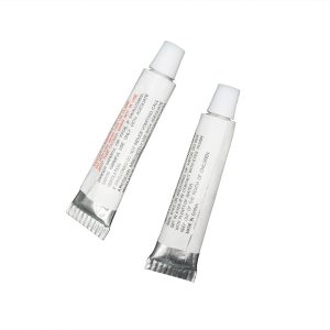 Small tubes acid silicone glue