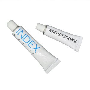 Small tubes acid silicone glue