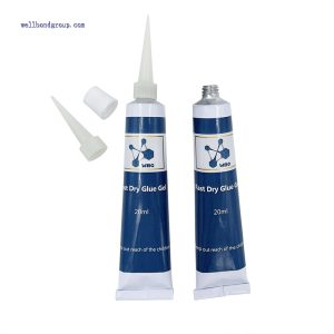 WBG Custom Private Label Aluminium Tube Fast Dry Super Glue Cyanoacrylate Adhesive Glue