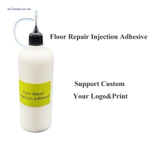 WBG Floor Repair Injection Adhesive for Loose/Hollow & Tiles Repair + Squeaky Wood, LVT & Laminate