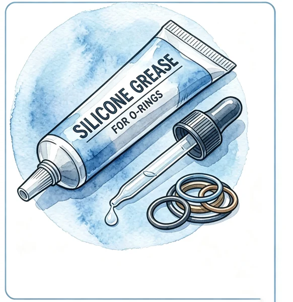 Silicone Grease and O-rings Sealing Grease